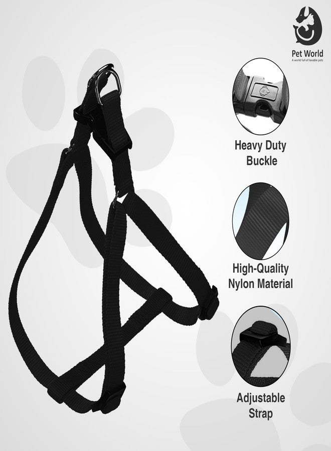 PET WORLD Nylon Dog Harness | Extra Soft, Skin Friendly & Lightweight | Harness for Small to Medium Dogs | Durable and Super Comfortable for All Dogs | for All The Dog Breeds - Image 2
